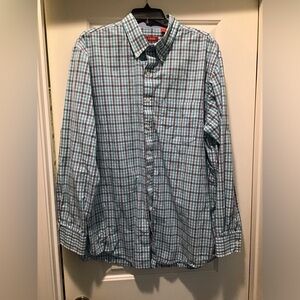 Izod long sleeve button down shirt XLT